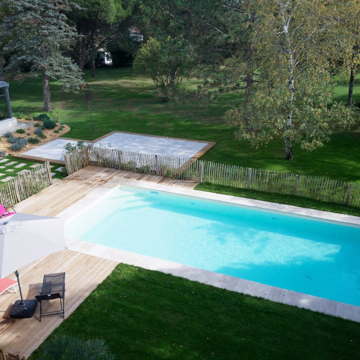 Piscine rectangulaire - réalisation Piscinalis